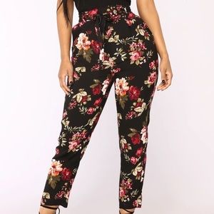 AMBIANCE 🌹| flower print pants